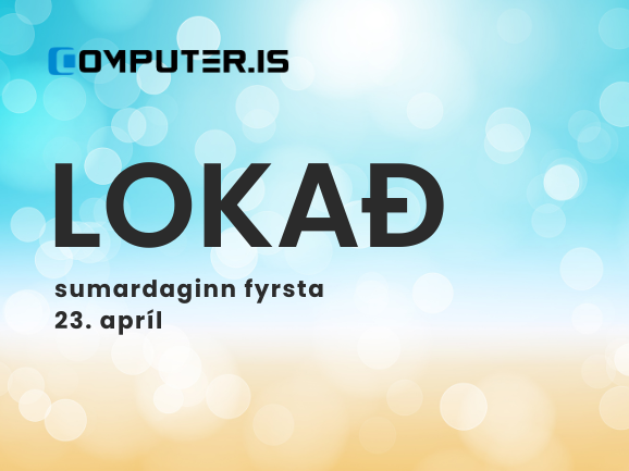 Lokað sumardaginn fyrsta 2026