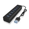 USB hub Icybox USB3 7P IB-HUB1700-U3 m/PSU
