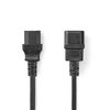 Kapall rafmagn IEC-320-C14 - IEC-320-C13 2m framl