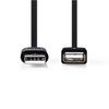 Kapall USB A karl - A kona  3m framlenging