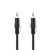 Stereo audio cable 3.5 mm. 3.5 mm male - 3.5 mm male 10.0 meters