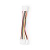 Internal power adapter cable. Molex male - Molex female + 3-pin fan female 0.2meters