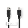 Kapall USB A karl - Mini 5pin karl 2m