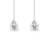 Modular Telephone cord. RJ11 (4/6) male - RJ11 (4/6) male 10.0 meters