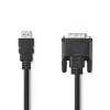 Kapall HDMI karl - DVI-D 24+1pin karl 2,0m