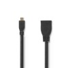 Breytistykki HDMI 19p kona - MicroHDMI 19p karl