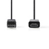 DisplayPort - HDMI cable. DisplayPort male - HDMI male 2.00 meters