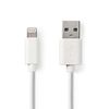Sync & charge cable for iPad / iPhone / iPod. Apple lightning connector - USB 2.0 A male 1.00 meter