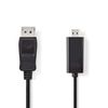 DisplayPort - HDMI™ Cable, DisplayPort Male - HDMI™ Male, 3.0 meters, Black