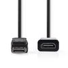 DisplayPort - HDMI adapter cable. DisplayPort male - HDMI female 0.20 meter