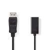 DisplayPort - HDMI adapter cable. DisplayPort male - HDMI female 0.20 meter