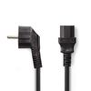 Power cable. SCHUKO angled male - IEC-320-C13 female 5.00 meters