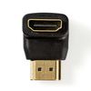 Breytistykki HDMI 19p karl - HDMI 19p kona 90°horn