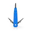 LSA punch-down tool for LSA krone. Connect network-cable wires to LSA krones and strips
