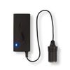 Power Converter 230 VAC - DC 12 V 5.0 A with car cigarette socket