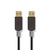 Nedis CCBW61000AT20 USB cable 2 m USB 3.2 Gen 1 (3.1 Gen 1) USB A Anthracite