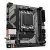 GIGABYTE A620I AX Motherboard - Supports AMD Ryzen 8000 CPUs, 5+2+1 Phases Digital VRM, up to 6400MHz DDR5 (OC), 1xPCIe 4.0 M.2, Wi-Fi 6E, 2.5GbE LAN, USB 3.2 Gen 2