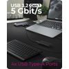 Fartölvudokka Icybox USB-C IB-DK4062-CPD PD100W