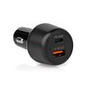 Nedis Car Charger Smartphone Black Cigar lighter Fast charging Auto