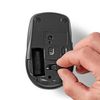 Nedis MSWS110BK mouse Right-hand USB Type-A Optical 1600 DPI