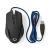 Nedis GMWD110BK mouse Gaming Right-hand USB Type-A Optical 7200 DPI