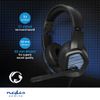 Nedis GHST410BK headphones/headset Wired Head-band Gaming USB Type-A Black