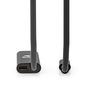 Nedis CCGP64355BK20 video cable adapter 2 m USB Type-C DisplayPort + USB Type-C Black
