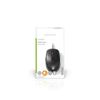 Nedis MSWD110BK mouse Office Right-hand USB Type-A Rollerbar 3600 DPI