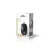 Nedis MSWD110BK mouse Office Right-hand USB Type-A Rollerbar 3600 DPI
