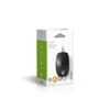 Nedis MSWD110BK mouse Office Right-hand USB Type-A Rollerbar 3600 DPI