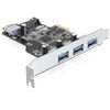 Stýrispjald DeLock PCIe 3x USB3.0 External 89301