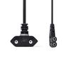 Nedis CEGL11055BK30 power cable Black 2 m CEE7/16 IEC 320
