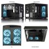 Tölvukassi Fractal Design Node 804 mATX svartur