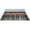 Inter-Tech IPC 2U-2408 Rack Black, Stainless steel