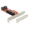 Stýrispjald DeLock 10xSATA PCIe x2 89384