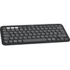 Logitech Pebble Keys 2 K380s keyboard RF Wireless + Bluetooth QWERTY Danish, Finnish, Norwegian, Swedish Graphite