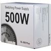 Inter-Tech SL-500 Plus power supply unit 500 W 20+4 pin ATX ATX Silver