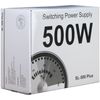 Inter-Tech SL-500 Plus power supply unit 500 W 20+4 pin ATX ATX Silver