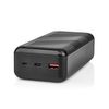 Nedis UPBKPD30000BK power bank Lithium Polymer (LiPo) 30000 mAh Black