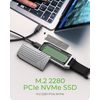 ICY BOX IB-1919M-C42 SSD enclosure Silver M.2