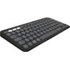Logitech Pebble Keys 2 K380s keyboard RF Wireless + Bluetooth QWERTY Danish, Finnish, Norwegian, Swedish Graphite