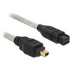 Kapall Firewire 1394 4pin - 9pin 1,0m Delock