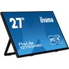 iiyama ProLite 27” Optical Bonded PCAP 10pt touchscreen monitor with IPS panel technology, edge-to-edge glass design, anti-fingerprint coating and a flexible stand