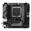 GIGABYTE A620I AX Motherboard - Supports AMD Ryzen 8000 CPUs, 5+2+1 Phases Digital VRM, up to 6400MHz DDR5 (OC), 1xPCIe 4.0 M.2, Wi-Fi 6E, 2.5GbE LAN, USB 3.2 Gen 2