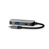 Nedis CCGB64230GY01 interface hub USB 3.2 Gen 1 (3.1 Gen 1) Type-C 5000 Mbit/s Grey