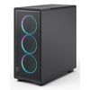 Tölvukassi Fractal Design Epoch svartur m/gler RGB