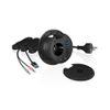 ICY BOX IB-HUB1430-CR socket-outlet Black