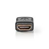 Nedis CVGB34900BK cable gender changer HDMI Type A (Standard) Black, Gold