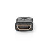 Nedis CVGB34900BK cable gender changer HDMI Type A (Standard) Black, Gold