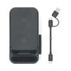 Nedis WDCHAQ15W110BK mobile device charger Smartphone, Smartwatch Black USB Wireless charging Fast charging Indoor